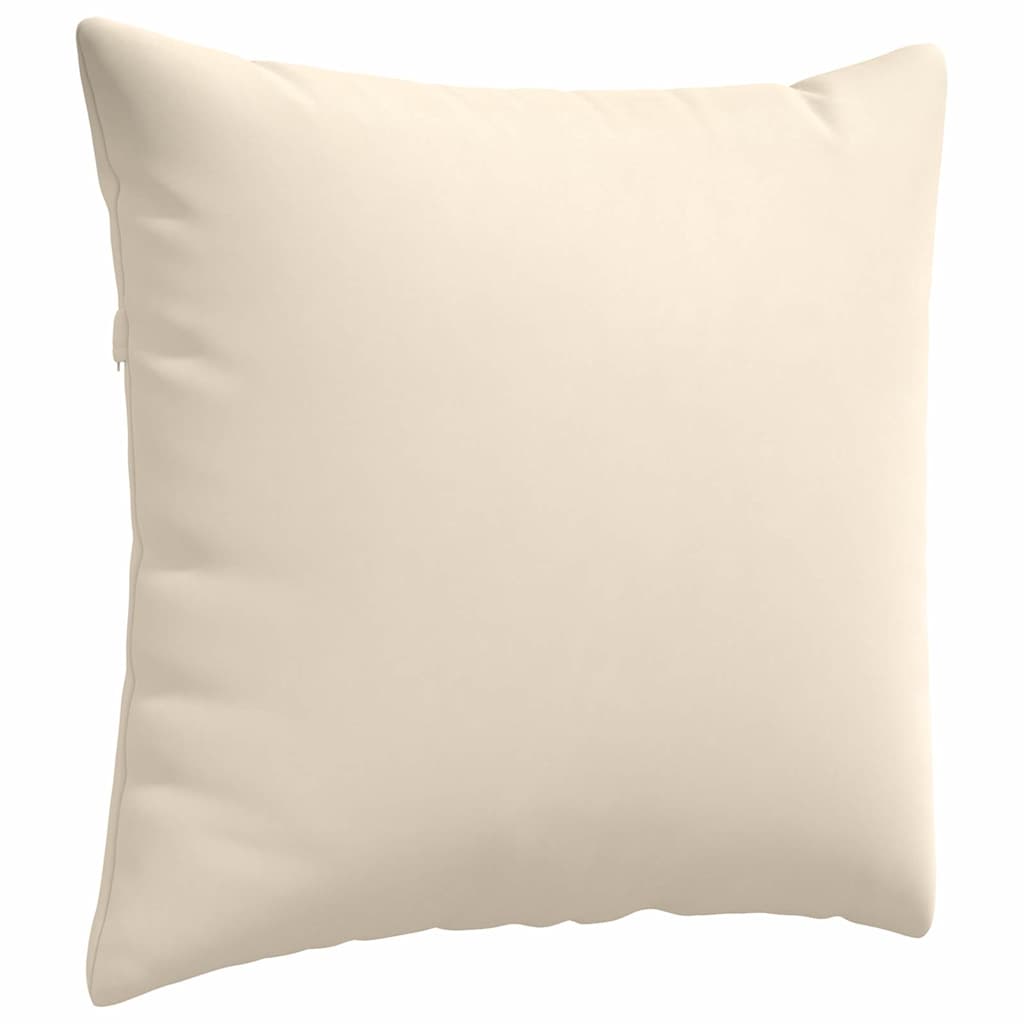 Sofa Pillows 2 pcs Beige 50 x 50 cm Fabric